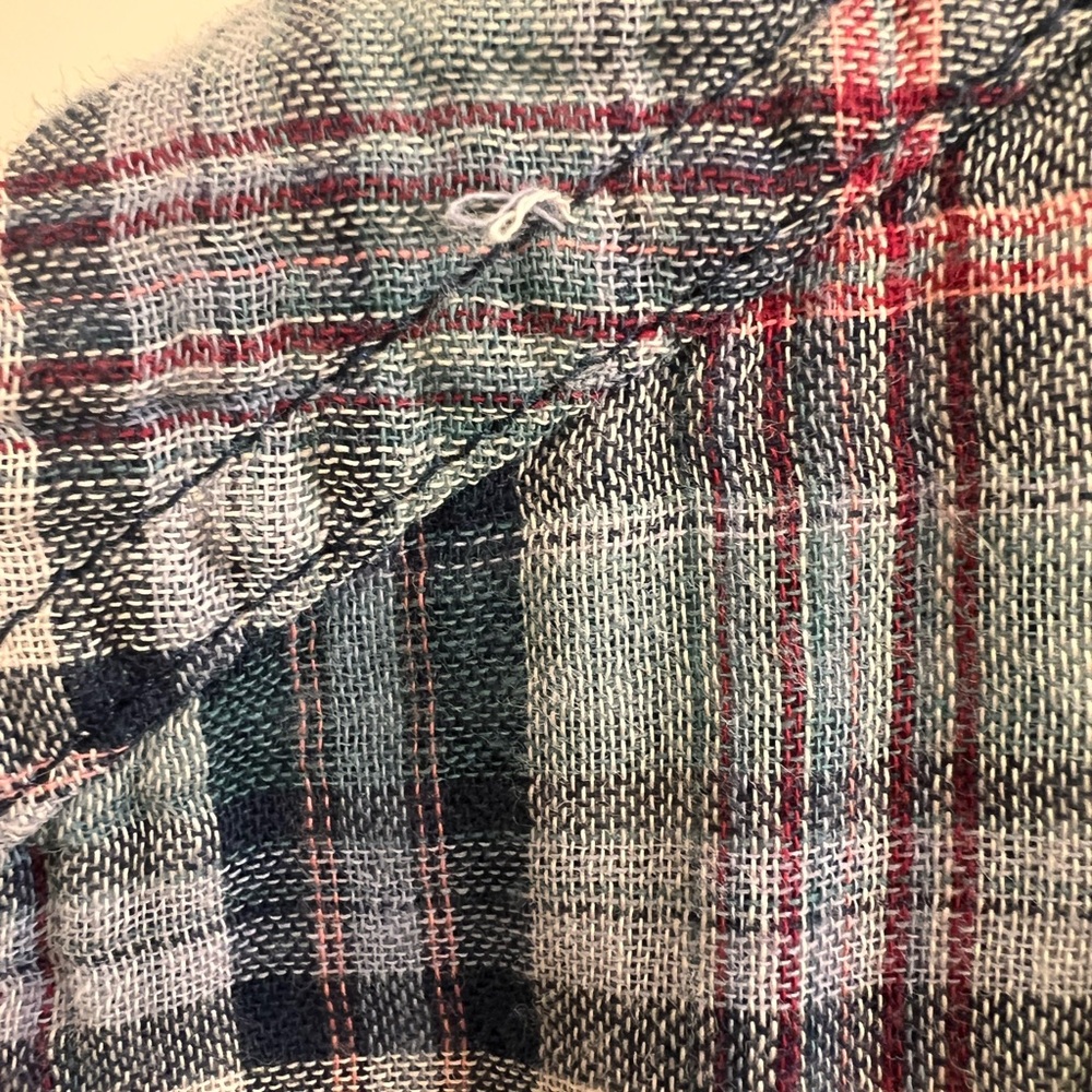Denver Hayes Navy Plaid Shirt - Picture 5 of 5